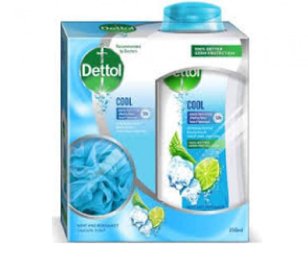 Dettol Cool Body Wash With Loofah 250ml