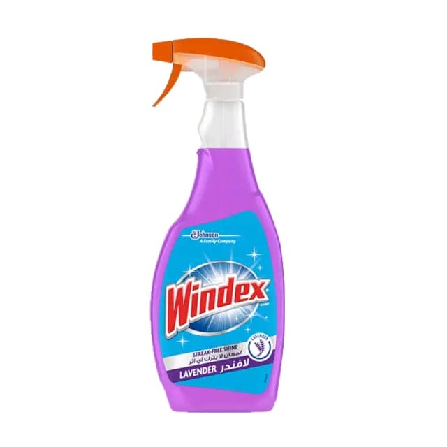 Windex Glass Cleaner Trigger Bottle With Lavender Scent 750Ml